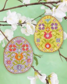 click here to view larger image of Springamajigs - Eggs (counted cross stitch kit)