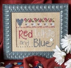 click here to view larger image of Red White and Blue Kit (counted cross stitch kit)
