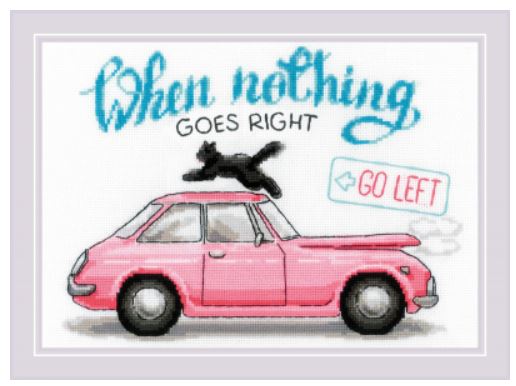 click here to view larger image of Go Left (counted cross stitch kit)