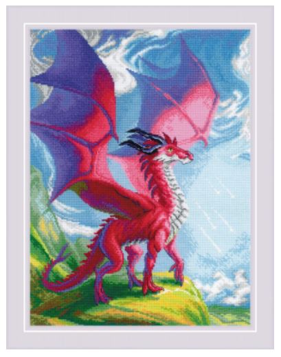 click here to view larger image of Your Mighty Dragon (counted cross stitch kit)