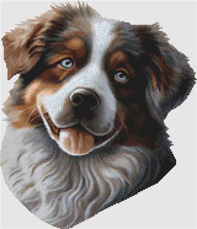 click here to view larger image of Australian Shepherd - Portrait   (chart)