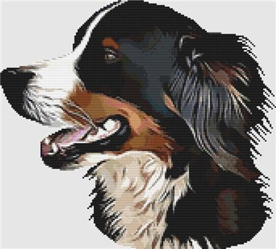 click here to view larger image of Bernese Mountain Dog - Profile (chart)
