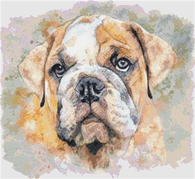 click here to view larger image of Bulldog - Pastel (chart)