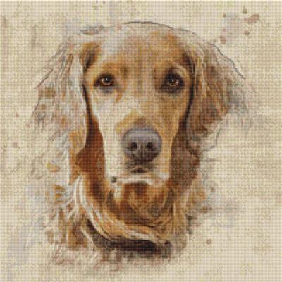 click here to view larger image of Golden Retriever - Artistic (chart)