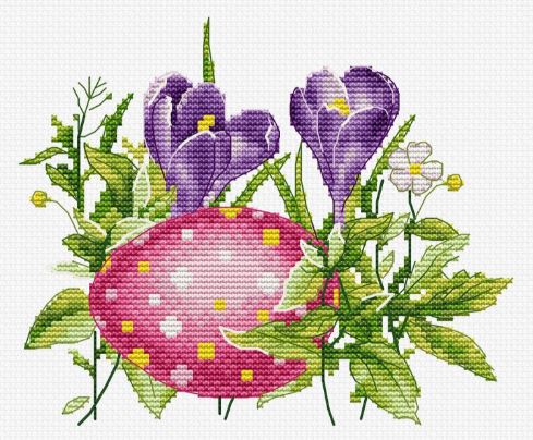 click here to view larger image of Easter Egg (counted cross stitch kit)