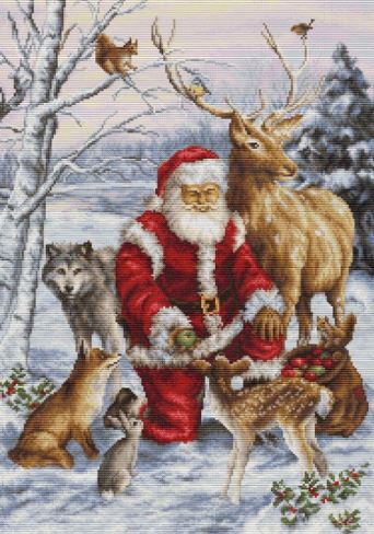 click here to view larger image of Forest Friends, The (counted cross stitch kit)