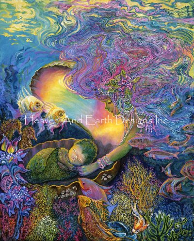 click here to view larger image of Birth of a Mermaid - Josephine Wall (chart)