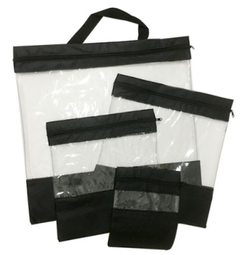 click here to view larger image of Clear Storage Bags 4 piece Assortment (Storage and Craft Organisers)