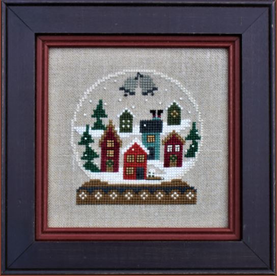 click here to view larger image of Silver Bells Globe (counted cross stitch kit)