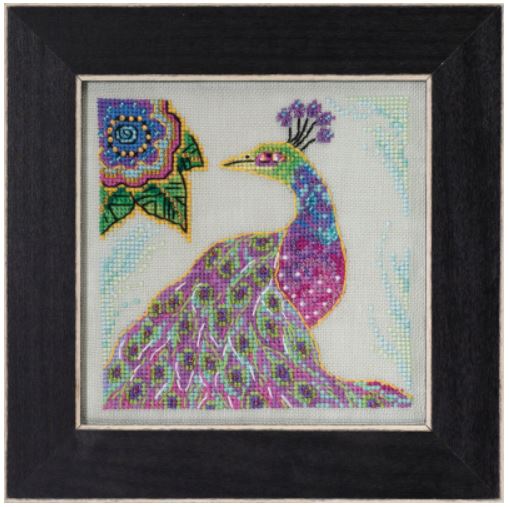click here to view larger image of Peacock (2023) (counted cross stitch kit)