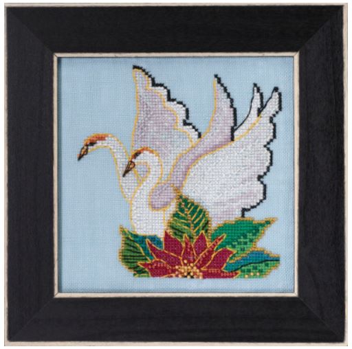 click here to view larger image of White Swans (2023) (counted cross stitch kit)