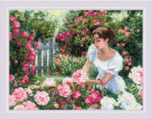 click here to view larger image of In The Garden (counted cross stitch kit)