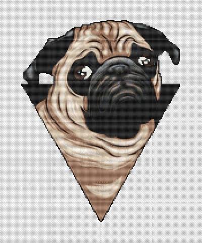 click here to view larger image of Cartoon Pug (chart)