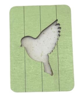 click here to view larger image of Wooden Needle Case/Bird - KF056/12 (accessory)