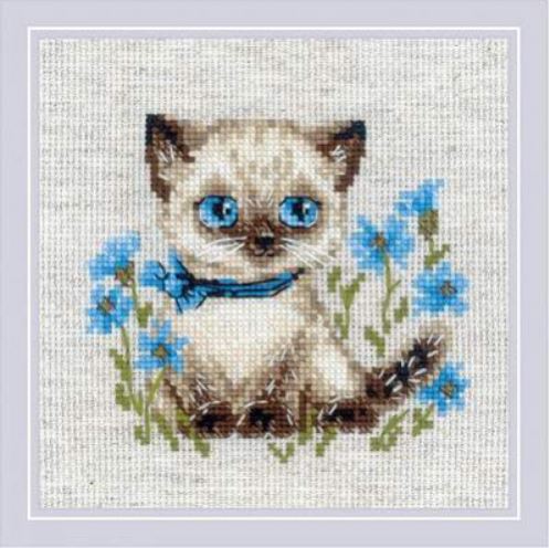 click here to view larger image of Siamese Kitten (counted cross stitch kit)