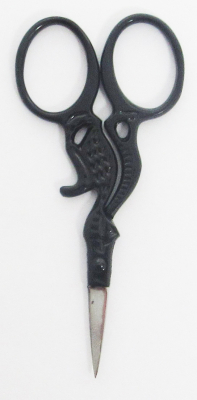 click here to view larger image of Pussycat Scissors Black Handles 3.5" (accessory)
