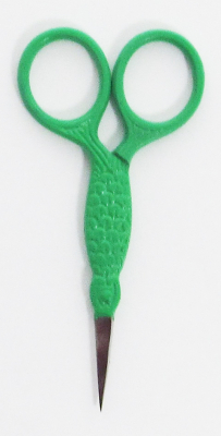 click here to view larger image of Fish Scissors Green Handles 3.5" (accessory)