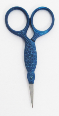 click here to view larger image of Fish Scissors Blue Handles 3.5" (accessory)
