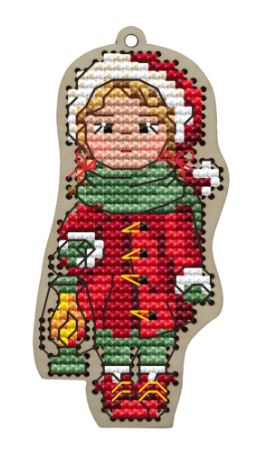 click here to view larger image of Santas Helper (counted cross stitch kit)