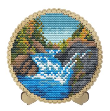 click here to view larger image of Waterfall  (counted cross stitch kit)