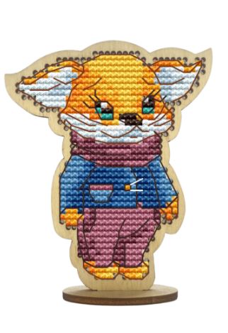 click here to view larger image of Autumn Fox  (counted cross stitch kit)