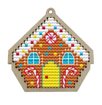 click here to view larger image of Gingerbread House (counted cross stitch kit)