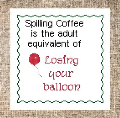 click here to view larger image of Spilling Coffee (chart)