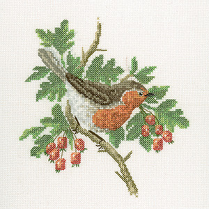 click here to view larger image of Robin (counted cross stitch kit)