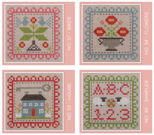 click here to view larger image of Stitch Cards - Set O (chart)