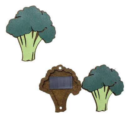 click here to view larger image of Wooden Needle Case/Broccoli  (accessory)