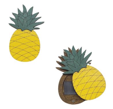 click here to view larger image of Wooden Needle Case/Pineapple  (accessory)