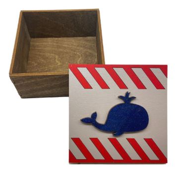 click here to view larger image of Wood Box/Whale (accessory)