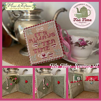 click here to view larger image of Tea Time Sewing Set (chart)