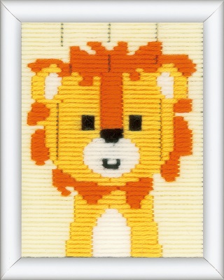 click here to view larger image of Cheeky Lion - Long Stitch (Long Stitch)