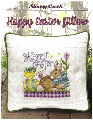 click here to view larger image of Happy Easter Pillow (chart)