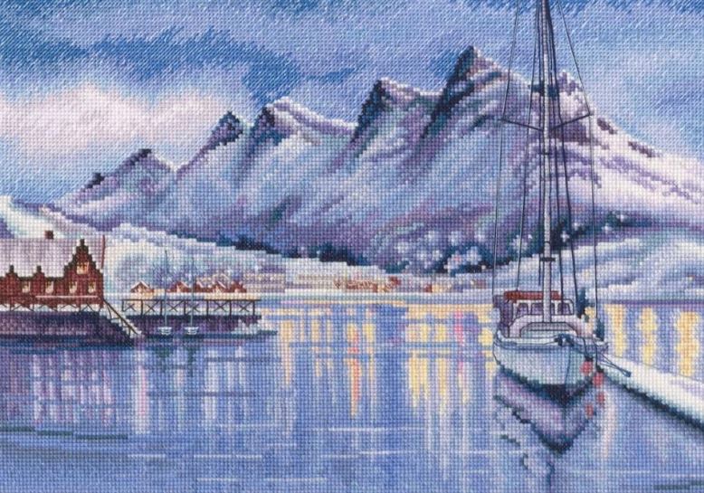 click here to view larger image of Port of Bodo (counted cross stitch kit)