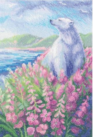 click here to view larger image of Arctic Summer (counted cross stitch kit)