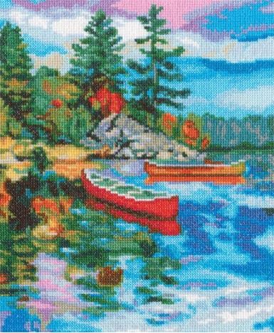 click here to view larger image of Sky Reflection (counted cross stitch kit)