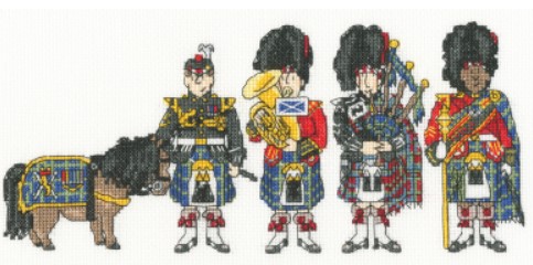 click here to view larger image of Flower Of Scotland - King Charles III Coronation Collection (counted cross stitch kit)
