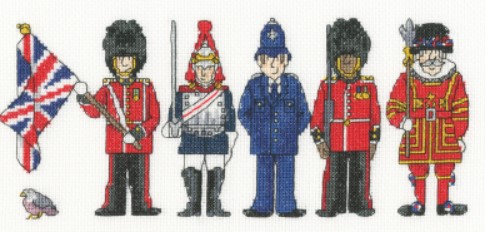 click here to view larger image of God Save The King - King Charles III Coronation Collection (counted cross stitch kit)