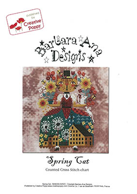 click here to view larger image of Spring Cat (counted cross stitch kit)