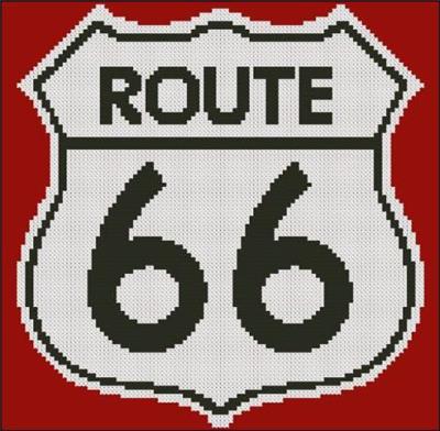 click here to view larger image of Route 66 Historic Sign (chart)