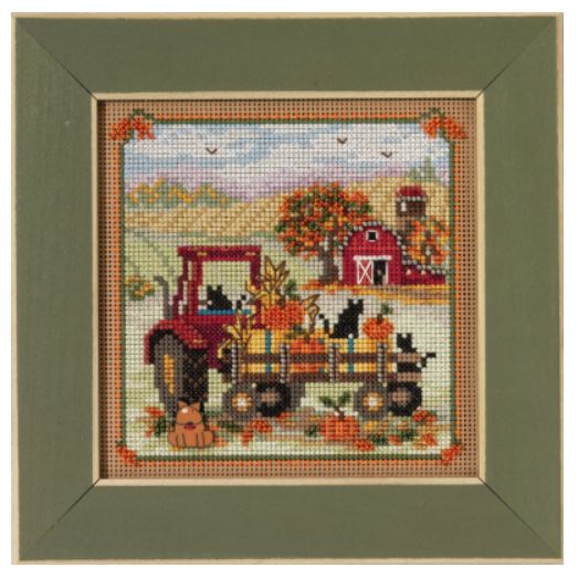 click here to view larger image of Hayride - Country Lane (2023) (counted cross stitch kit)