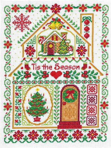 click here to view larger image of Christmas Sampler 1 - Ursula Michael (counted cross stitch kit)