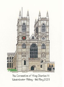 click here to view larger image of Westminster Abbey Coronation Edition  (counted cross stitch kit)