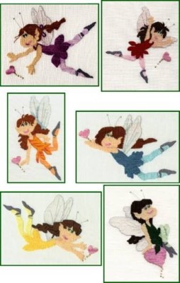 click here to view larger image of Lil Fairies (6 designs)  (chart)