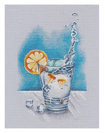 click here to view larger image of With Orange Flavor (counted cross stitch kit)
