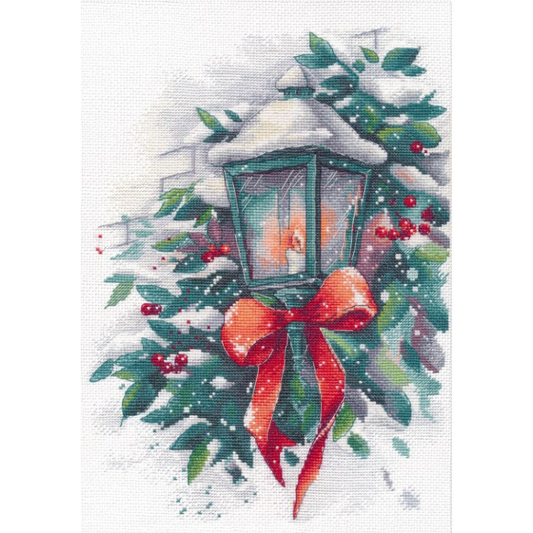 click here to view larger image of Winter Lantern (counted cross stitch kit)