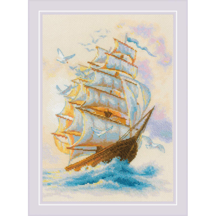 click here to view larger image of Wandering Wind (counted cross stitch kit)