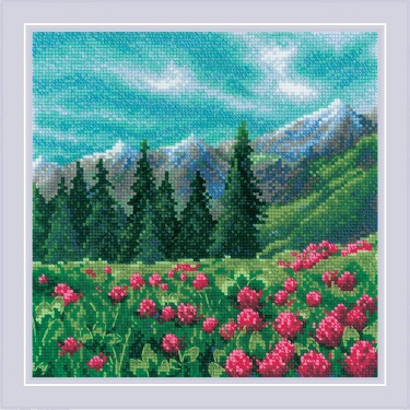 click here to view larger image of Mountain Clover (counted cross stitch kit)